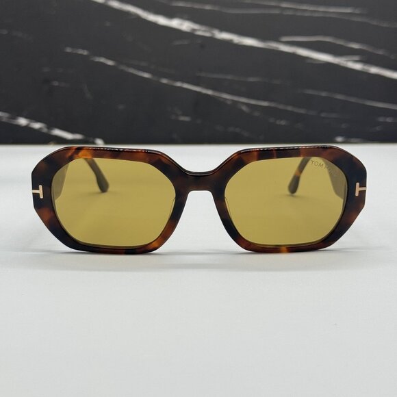 NEW TOM FORD VERONIQUE-02 TF917 55E HAVANA WOMEN SUNGLASSES TOM FORD FT0917/S main image 6